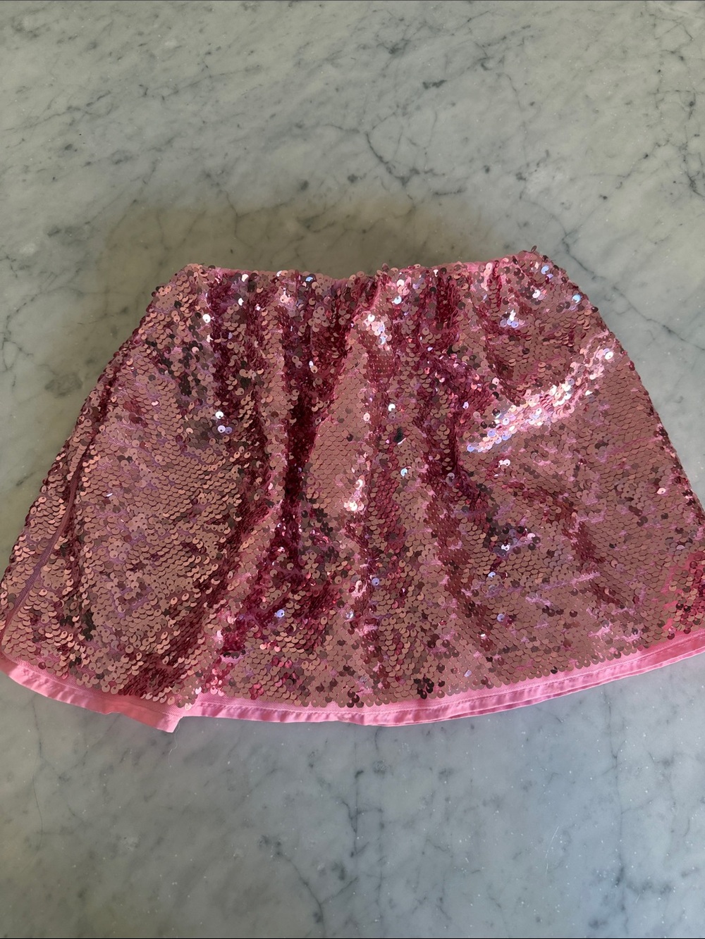 H&M Pink Sequin Circle Skirt 5t-6 girls